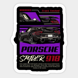 Porsche Spyder 918 Sticker